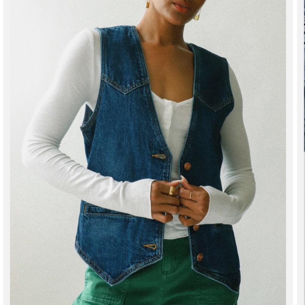 Wrangler Jennifer Slim Denim Vest